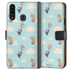 Sideflip mit langer Lasche schwarz