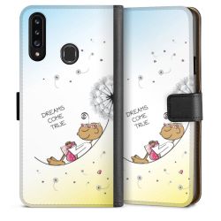 Sideflip mit langer Lasche schwarz