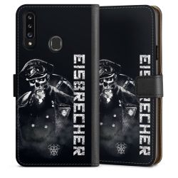 Sideflip mit langer Lasche schwarz