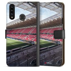 Sideflip mit langer Lasche schwarz