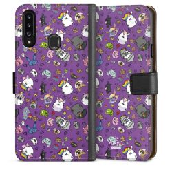 Sideflip mit langer Lasche schwarz