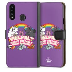 Sideflip mit langer Lasche schwarz