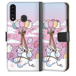 Sideflip mit langer Lasche schwarz