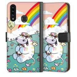 Sideflip mit langer Lasche schwarz