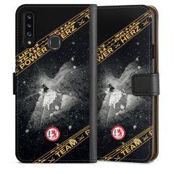 Sideflip mit langer Lasche schwarz