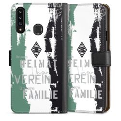 Sideflip mit langer Lasche schwarz