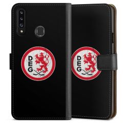 Sideflip mit langer Lasche schwarz