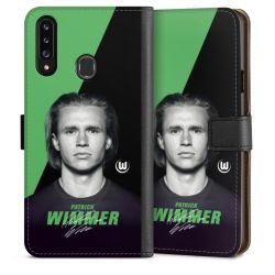 Sideflip mit langer Lasche schwarz