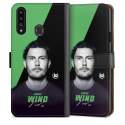 Sideflip mit langer Lasche schwarz