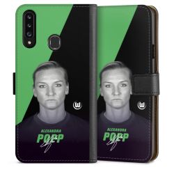 Sideflip mit langer Lasche schwarz