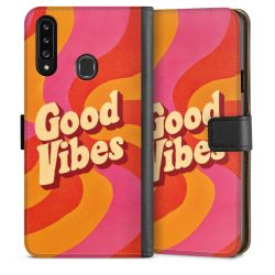 Sideflip mit langer Lasche schwarz