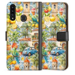 Sideflip mit langer Lasche schwarz