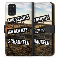 Sideflip mit langer Lasche schwarz