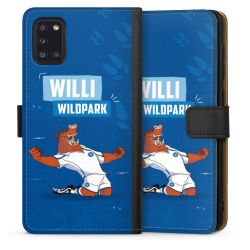 Sideflip mit langer Lasche schwarz