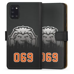 Sideflip mit langer Lasche schwarz