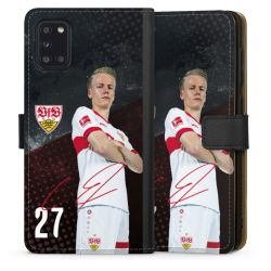 Sideflip mit langer Lasche schwarz