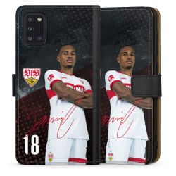 Sideflip mit langer Lasche schwarz