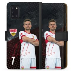 Sideflip mit langer Lasche schwarz