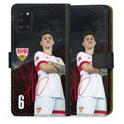 Sideflip mit langer Lasche schwarz