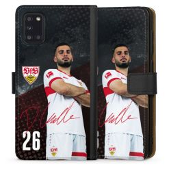 Sideflip mit langer Lasche schwarz