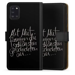 Sideflip mit langer Lasche schwarz