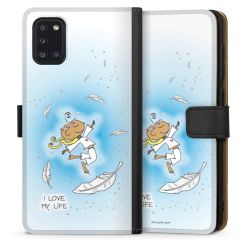 Sideflip mit langer Lasche schwarz