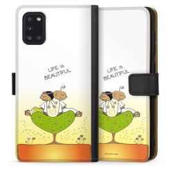 Sideflip mit langer Lasche schwarz