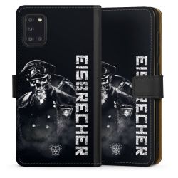 Sideflip mit langer Lasche schwarz