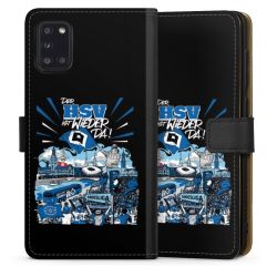 Sideflip mit langer Lasche schwarz