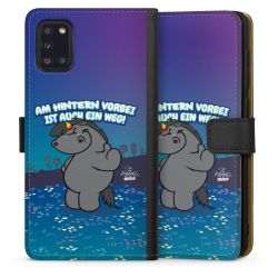 Sideflip mit langer Lasche schwarz