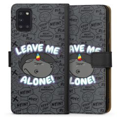 Sideflip mit langer Lasche schwarz