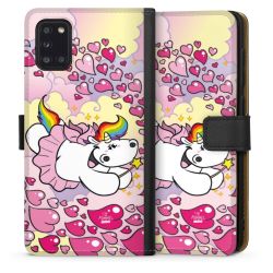 Sideflip mit langer Lasche schwarz