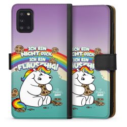 Sideflip mit langer Lasche schwarz