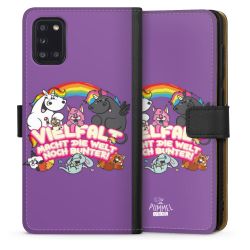 Sideflip mit langer Lasche schwarz