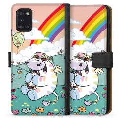 Sideflip mit langer Lasche schwarz