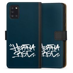 Sideflip mit langer Lasche schwarz