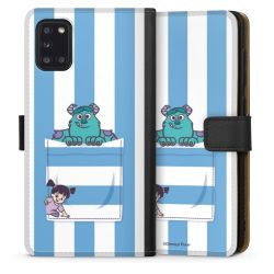 Sideflip mit langer Lasche schwarz