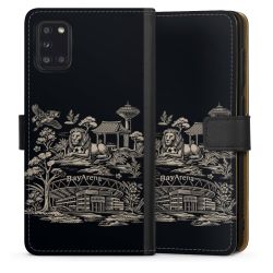 Sideflip mit langer Lasche schwarz