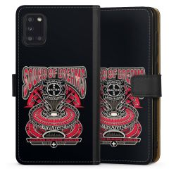 Sideflip mit langer Lasche schwarz