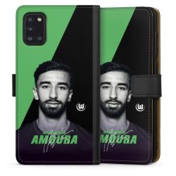 Sideflip mit langer Lasche schwarz