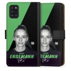 Sideflip mit langer Lasche schwarz