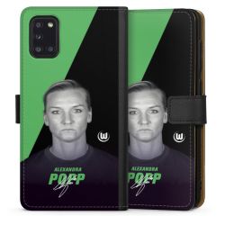 Sideflip mit langer Lasche schwarz