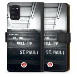 Sideflip mit langer Lasche schwarz