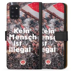 Sideflip mit langer Lasche schwarz