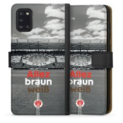 Sideflip mit langer Lasche schwarz