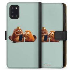 Sideflip mit langer Lasche schwarz