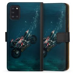 Sideflip mit langer Lasche schwarz