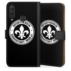 Sideflip mit langer Lasche schwarz