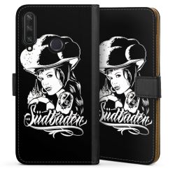 Sideflip mit langer Lasche schwarz