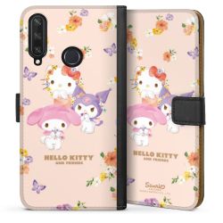 Sideflip mit langer Lasche schwarz